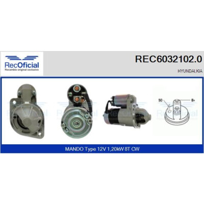 Démarreur RECOFICIAL REC6032102.0