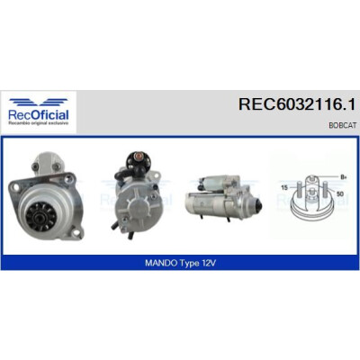 Démarreur RECOFICIAL REC6032116.1