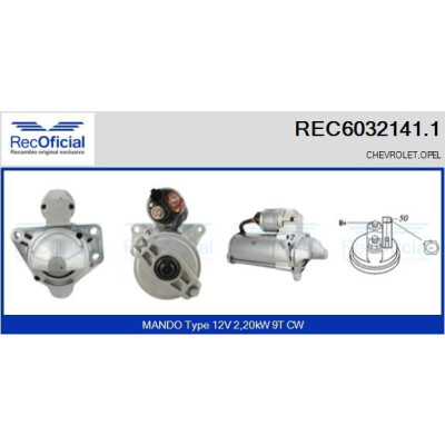 Démarreur RECOFFICIAL REC6032141.1