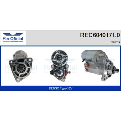 Démarreur RECOFFICIAL REC6040171.0
