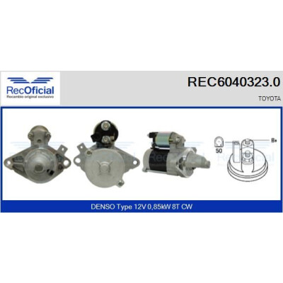 Démarreur RECOFFICIAL REC6040323.0