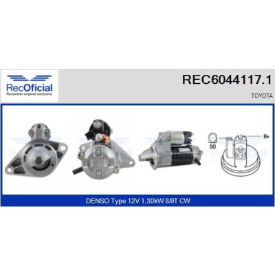 Démarreur RECOFFICIAL REC6044117.1