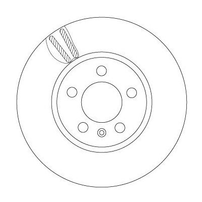 Jeu de (2) disques de frein TRW DF6964