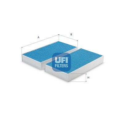 Filtre à air d'habitacle UFI 34.215.00
