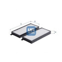 Filtre à air d'habitacle UFI 53.398.00