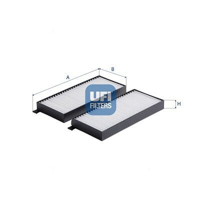 Filtre à air d'habitacle UFI 53.398.00
