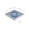 Filtre à air d'habitacle UFI 54.306.00