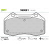 Jeu de plaquettes de frein VALEO 598861
