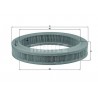 Filtre à air MAHLE ORIGINAL LX 621