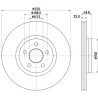 Disque de frein HELLA 8DD 355 133-561