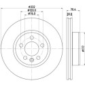 Disque de frein HELLA 8DD 355 135-011
