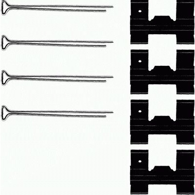 Kit d'accessoires, plaquettes de frein HELLA 8DZ 355 206-511