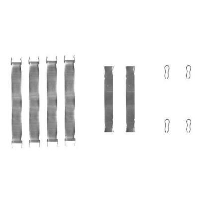 Kit d'accessoires, plaquettes de frein HELLA 8DZ 355 206-591