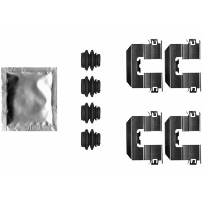 Kit d'accessoires, plaquettes de frein HELLA 8DZ 355 207-161