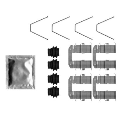 Kit d'accessoires, plaquettes de frein HELLA 8DZ 355 206-911