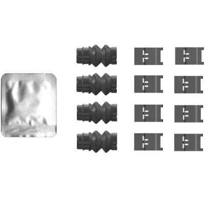 Kit d'accessoires, plaquettes de frein HELLA 8DZ 355 206-751