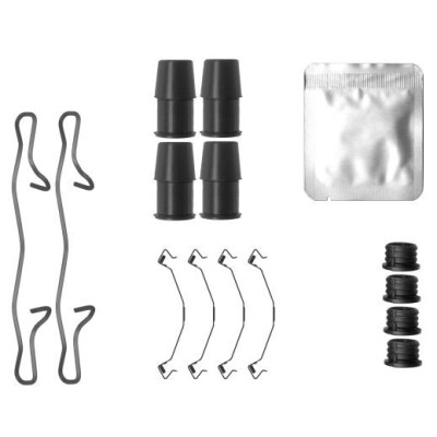 Kit d'accessoires, plaquettes de frein HELLA 8DZ 355 207-071