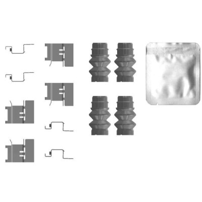 Kit d'accessoires, plaquettes de frein HELLA 8DZ 355 207-401