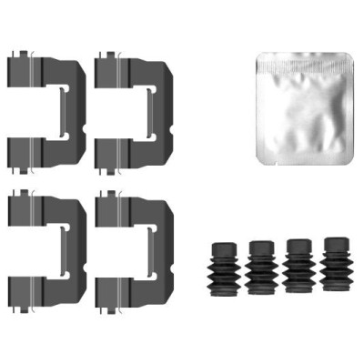 Kit d'accessoires, plaquettes de frein HELLA 8DZ 355 207-091