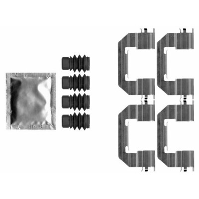 Kit d'accessoires, plaquettes de frein HELLA 8DZ 355 207-291