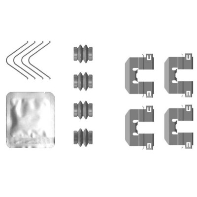 Kit d'accessoires, plaquettes de frein HELLA 8DZ 355 206-841
