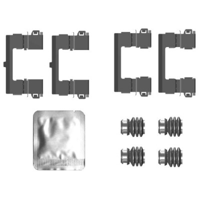 Kit d'accessoires, plaquettes de frein HELLA 8DZ 355 207-391