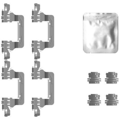 Kit d'accessoires, plaquettes de frein HELLA 8DZ 355 207-271