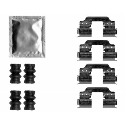 Kit d'accessoires, plaquettes de frein HELLA 8DZ 355 207-371