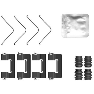Kit d'accessoires, plaquettes de frein HELLA 8DZ 355 207-141