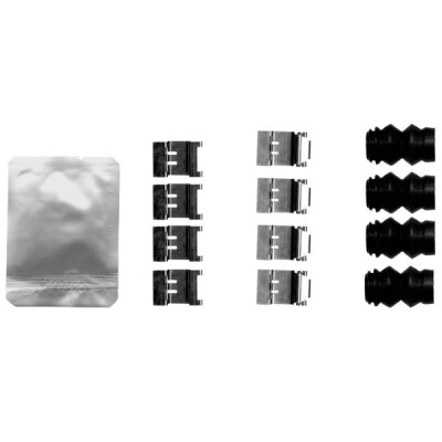 Kit d'accessoires, plaquettes de frein HELLA 8DZ 355 206-711