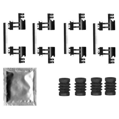 Kit d'accessoires, plaquettes de frein HELLA 8DZ 355 207-171