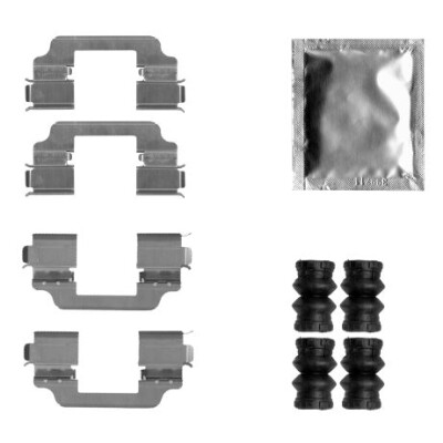 Kit d'accessoires, plaquettes de frein HELLA 8DZ 355 206-621