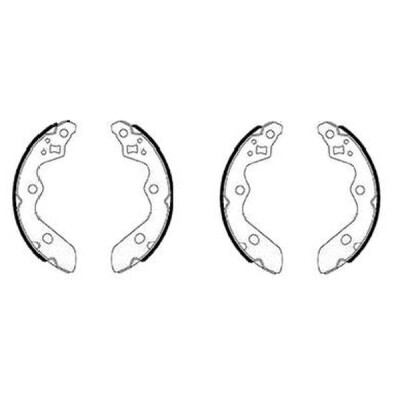 Jeu de mâchoires de frein HELLA 8DB 355 038-081