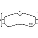 Jeu de plaquettes de frein HELLA 8DB 355 039-131