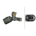 Capteur de vitesse de roue HELLA 6PU 358 218-131
