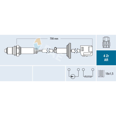Sonde Lambda FAE 75638