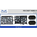 Moteur électrique, ventilateur de radiateur RECOFICIAL RECSEF74082.0