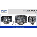 Moteur électrique, ventilateur de radiateur RECOFICIAL RECSEF75005.0