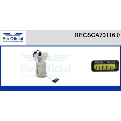 Unité d'alimentation en carburant RECSGA70116.0