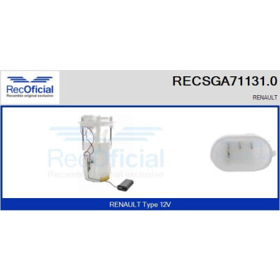Unité d'alimentation en carburant RECSGA71131.0