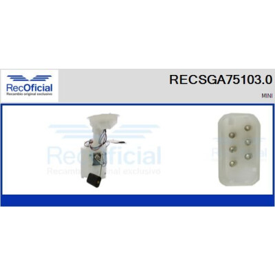 Unité d'alimentation en carburant RECSGA75103.0