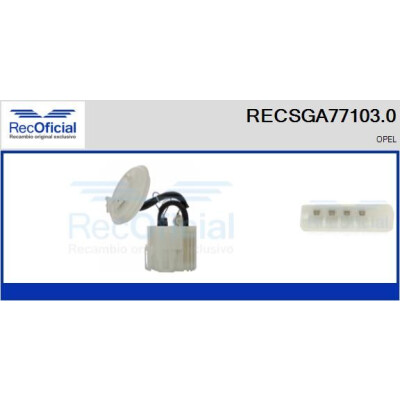 Unité d'alimentation en carburant RECSGA77103.0