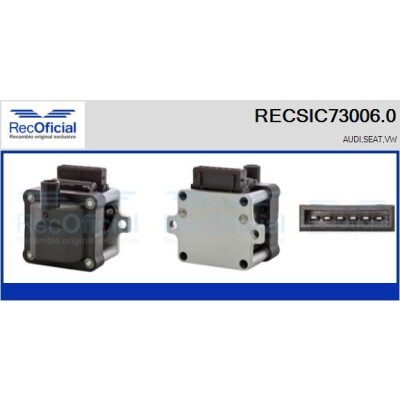 Bobine d'allumage RECOFICIAL RECSIC73006.0