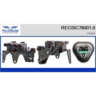 Bobine d'allumage RECOFICIAL RECSIC78001.0