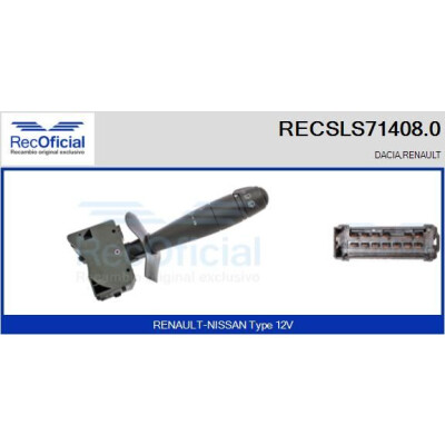 Interrupteur de colonne de direction RECOFICIAL RECSLS71408.0