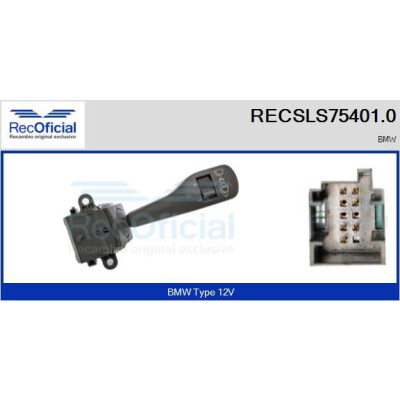 Interrupteur de colonne de direction RECOFICIAL RECSLS75401.0