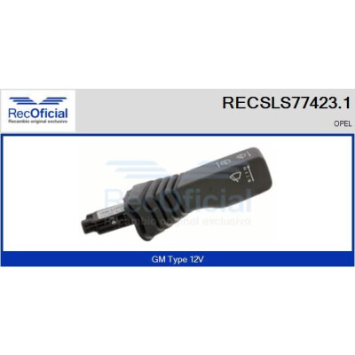 Interrupteur de colonne de direction RECOFICIAL RECSLS77423.1