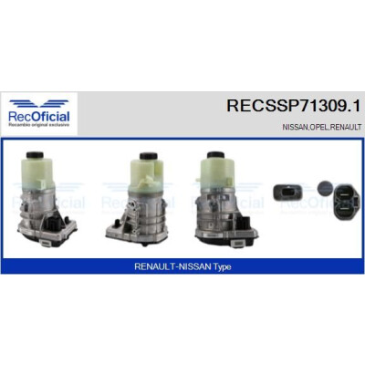 Pompe hydraulique de direction RECOFICIAL RECSSP71309.1