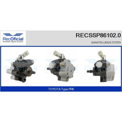 Pompe hydraulique de direction RECOFICIAL RECSSP86102.0