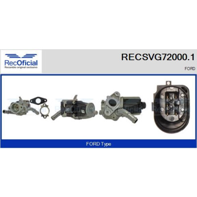Vanne EGR RECSVG72000.1